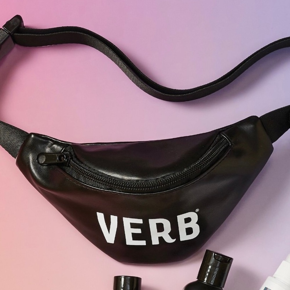 🤎5 For $25🤎 VERB Black Vegan Leather Fanny Pack